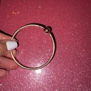 Rose gold pandora Bangle